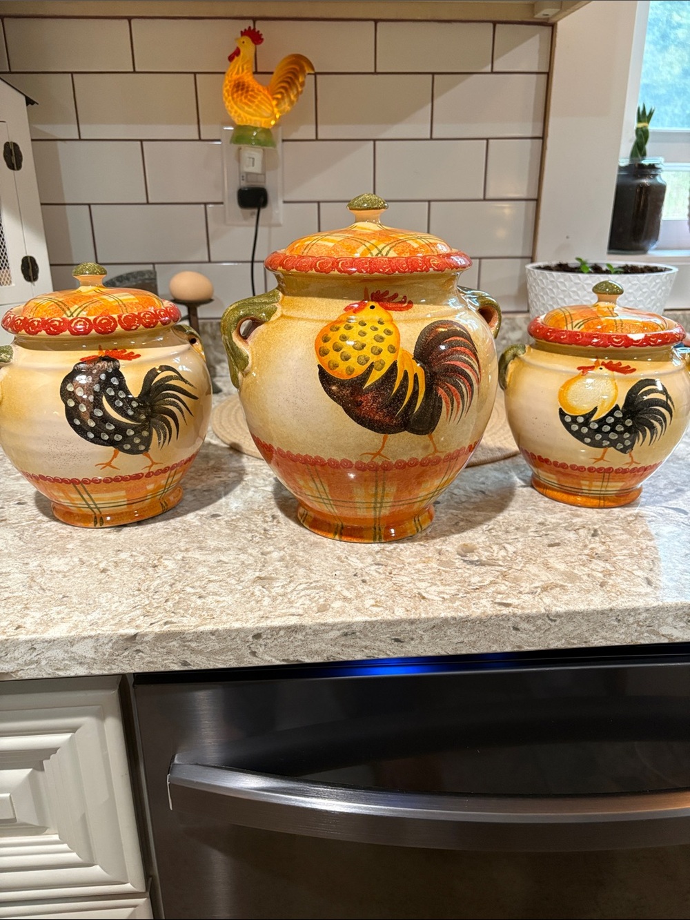 Williams-Sonoma Hand-Painted Orange and Yellow Ceramic Bowl